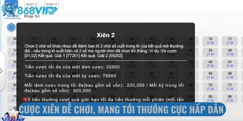Cược xiên dễ chơi, mang tới thưởng cực hấp dẫn 