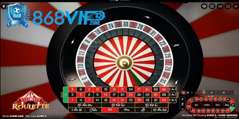 Live casino 868Vip hoàn trả khủng 1,3%