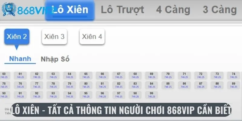 Lô Xiên 868VIP